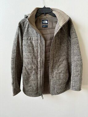The North Face Primaloft Hooded Jacket, Size medium, Brown